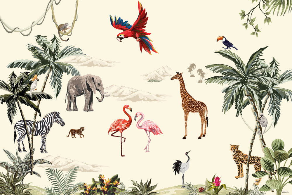 Alfombra vinilo Estampado Selva