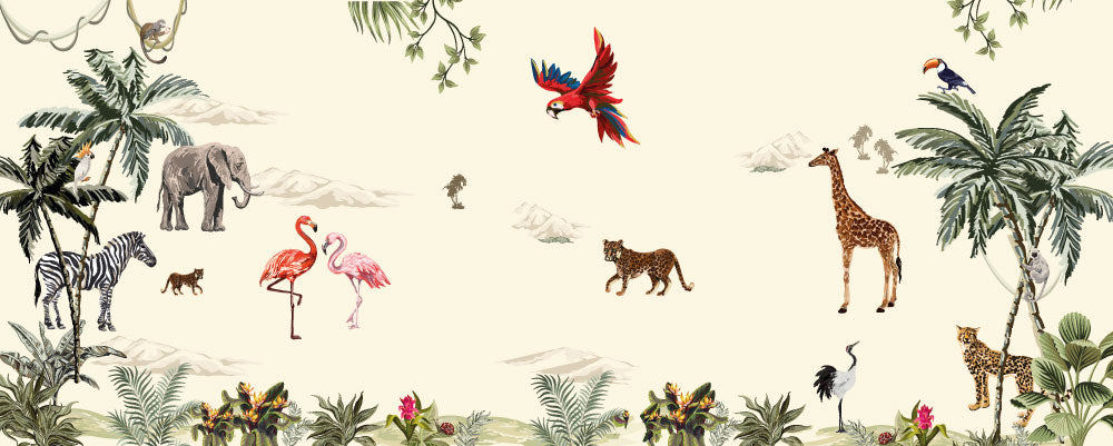 Alfombra vinilo Estampado Selva
