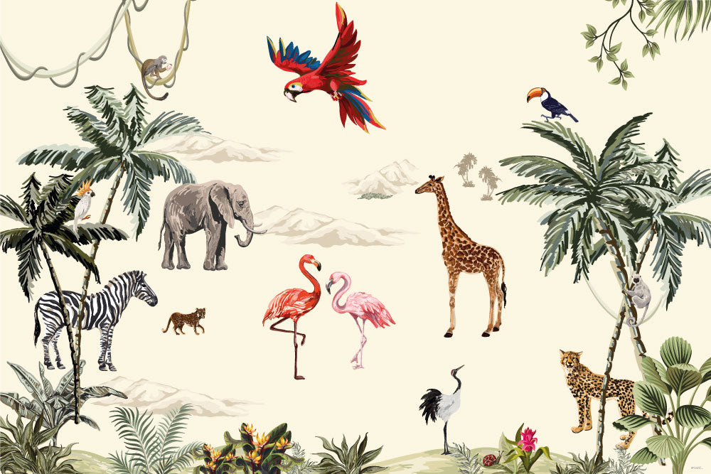 Alfombra vinilo Estampado Selva
