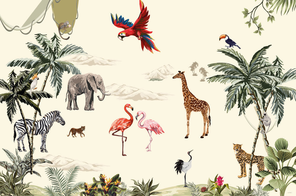 Alfombra vinilo Estampado Selva