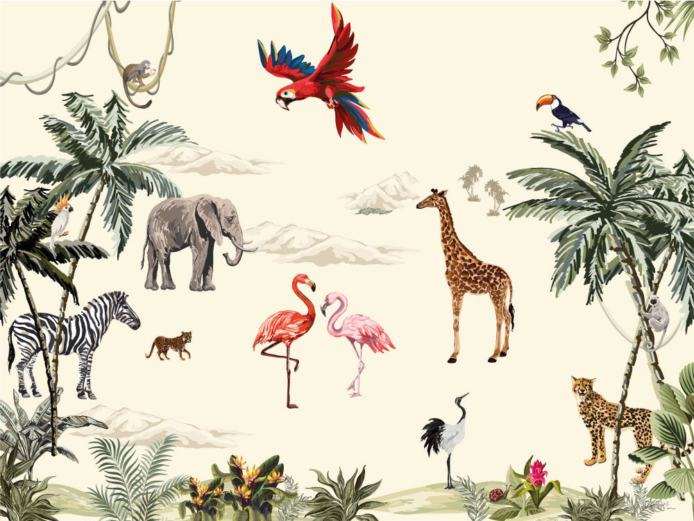 Alfombra vinilo Estampado Selva