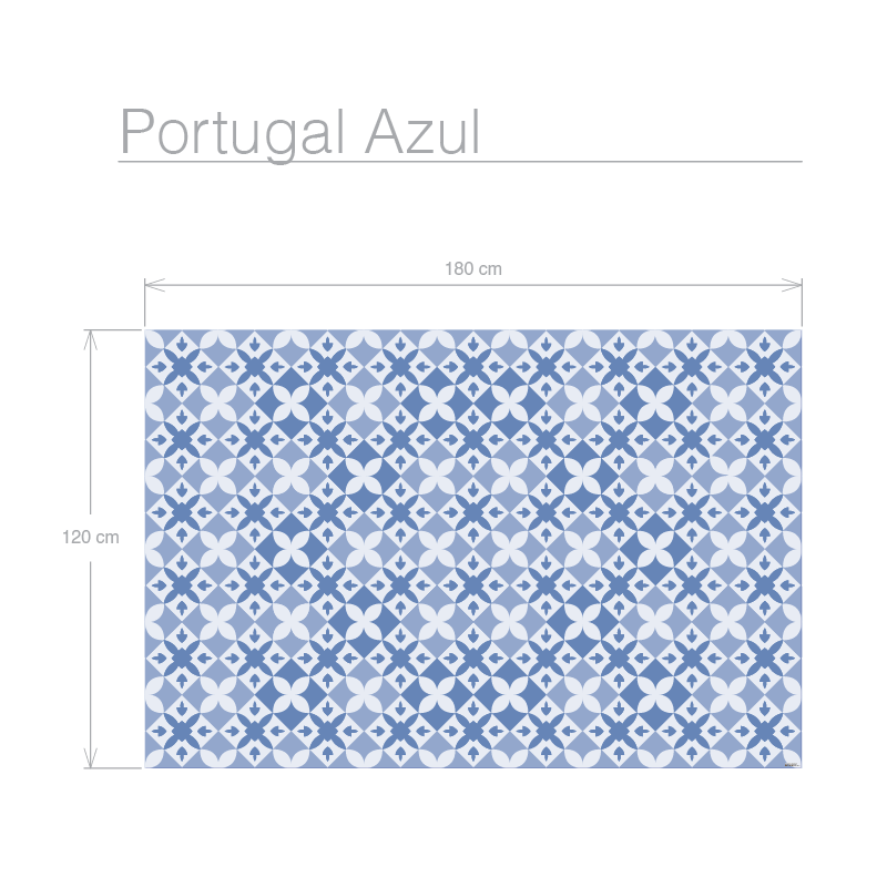 Alfombra vinilo Portugal Azul - Alfombras de vinilo